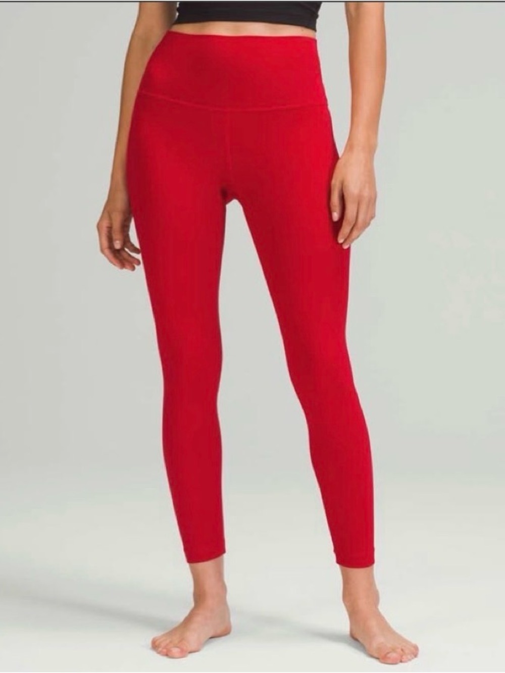 Lululemon Red Align HR 5/8 legging size 6  (B1)